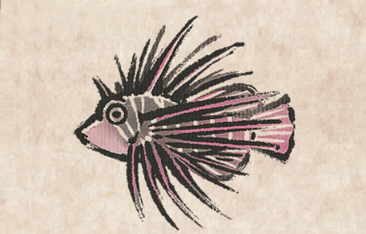 Clearfin Lionfish